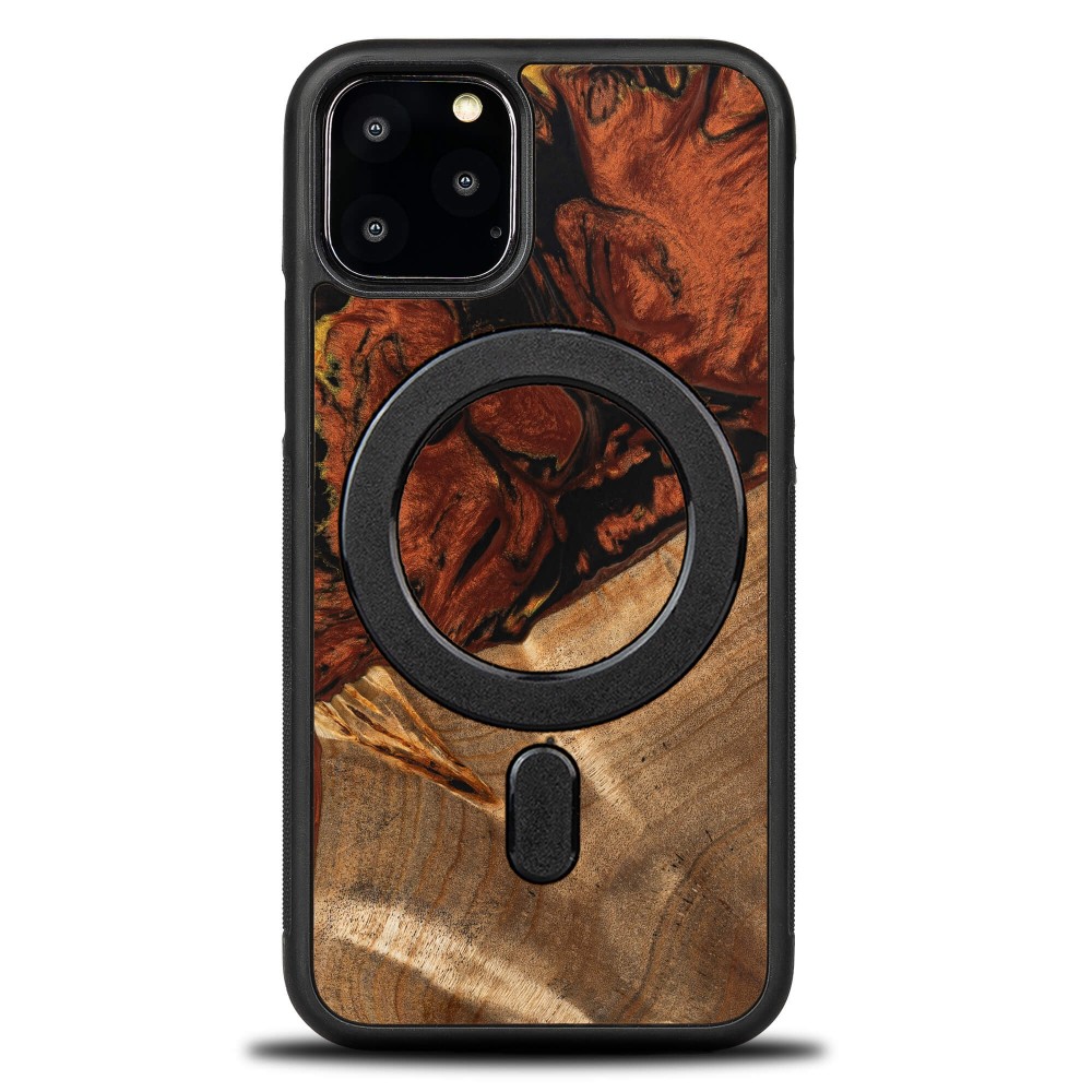 Bewood Resin Case - iPhone 11 Pro - 4 Elements - Fire - MagSafe