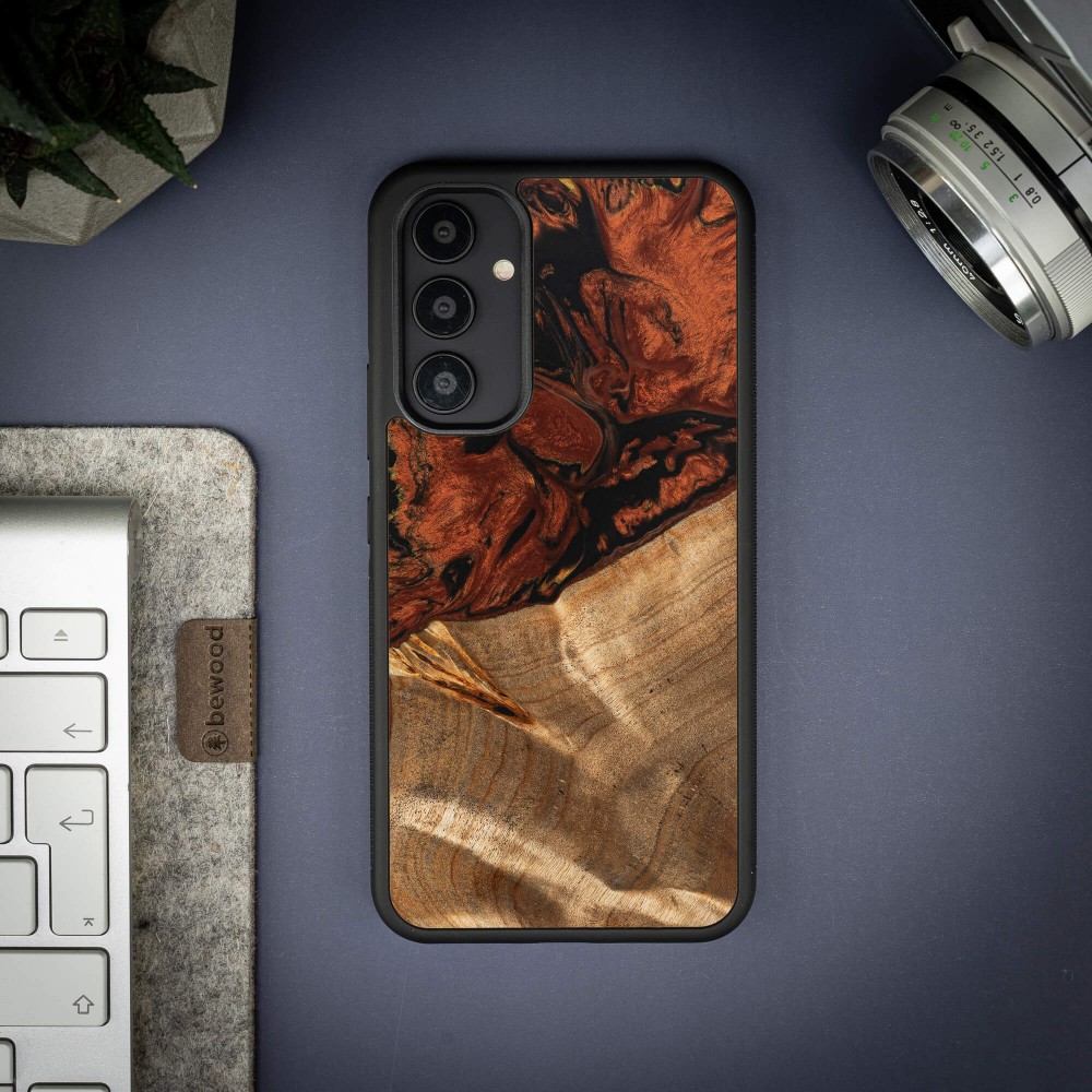 Etui Bewood Unique na Samsung Galaxy A54 5G - 4 Żywioły - Ogień