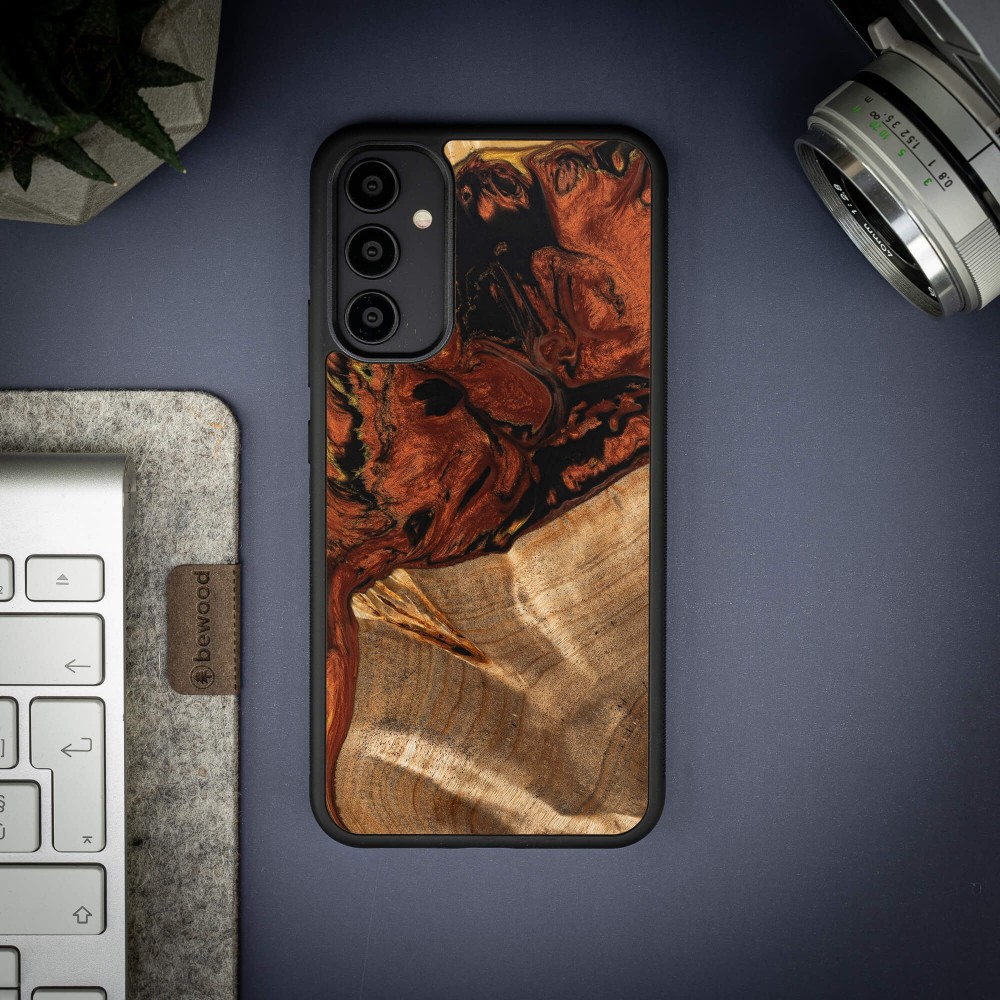 Bewood Resin Case - Samsung Galaxy A34 5G - 4 Elements - Fire