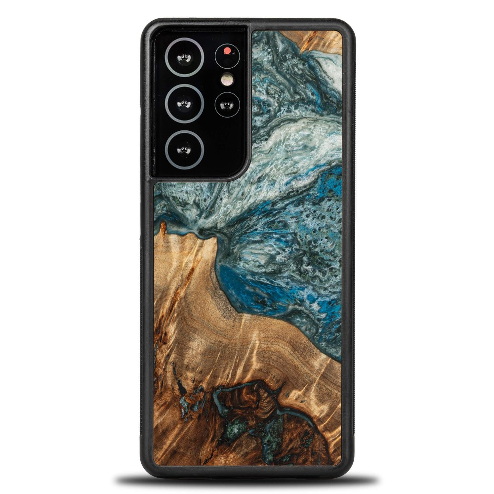 Etui Bewood Unique na Samsung Galaxy S21 Ultra - Planets - Ziemia