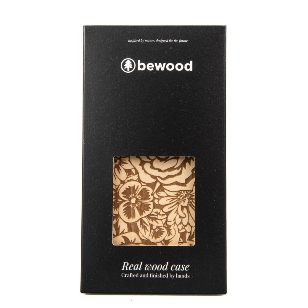 Motorola Edge 30 Roses Anigre Bewood Wood Case