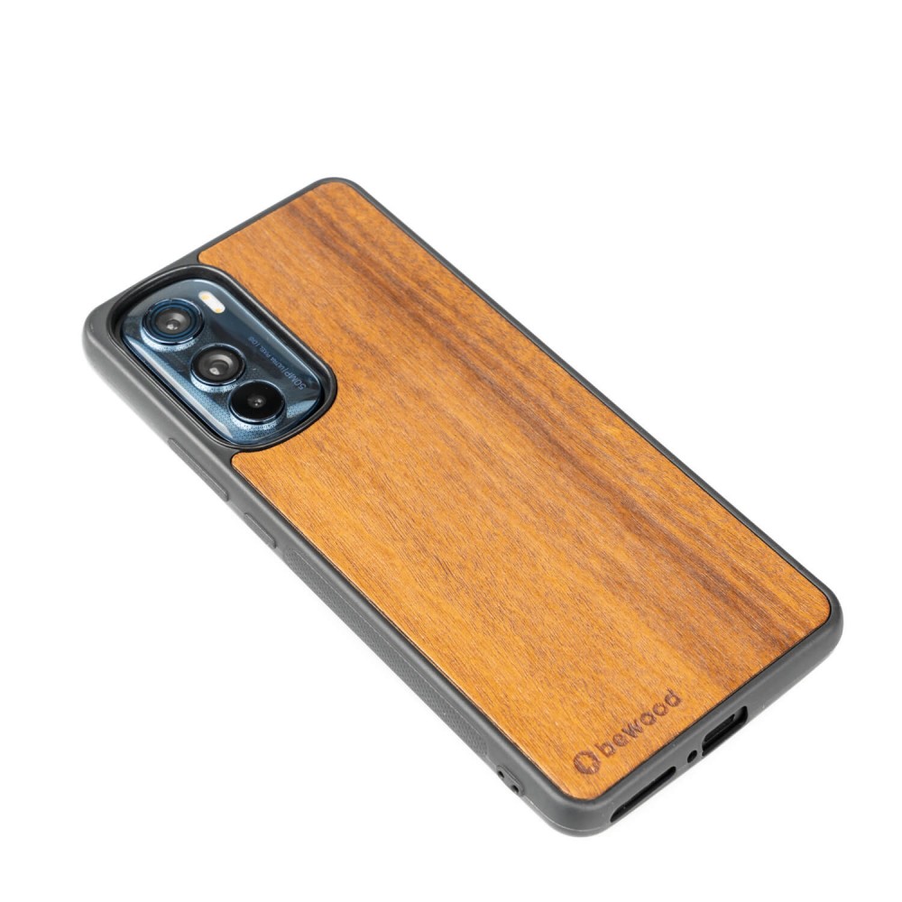 Motorola Edge 30 Imbuia Bewood Wood Case