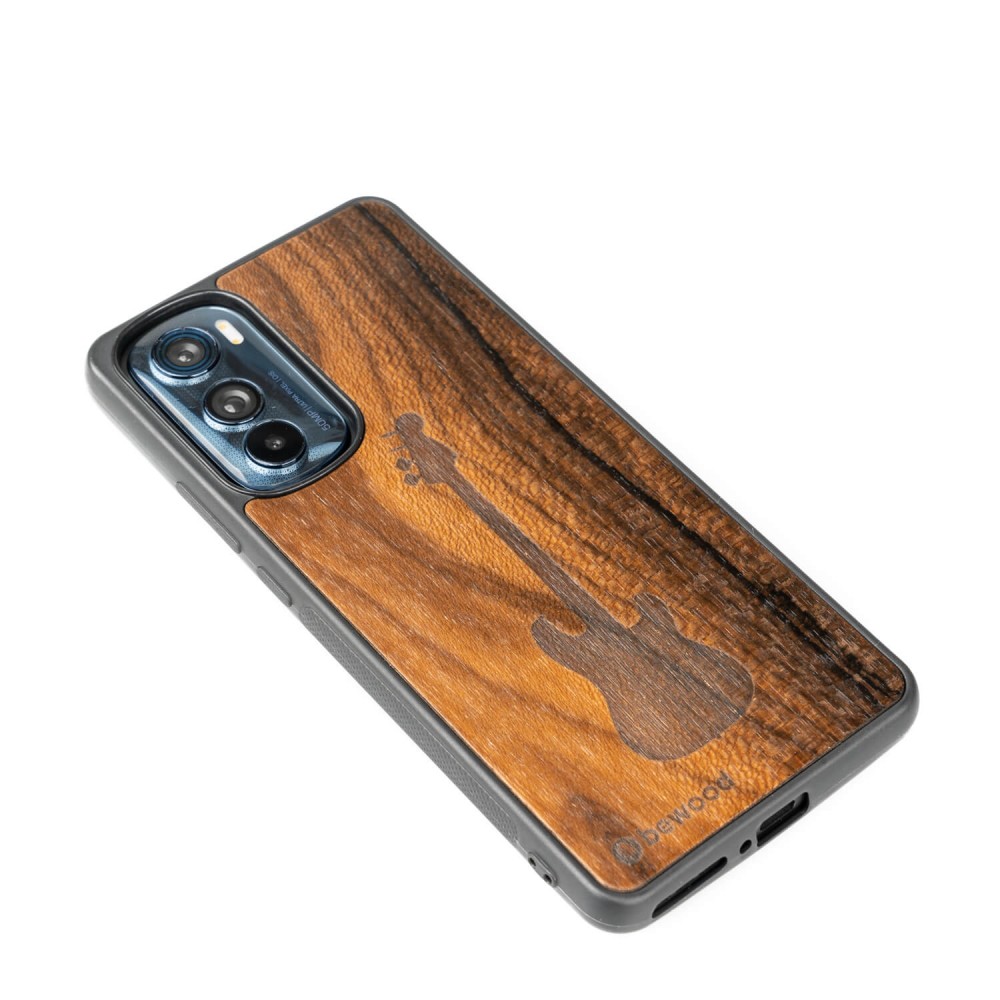 Motorola Edge 30 Guitar Ziricote Bewood Wood Case