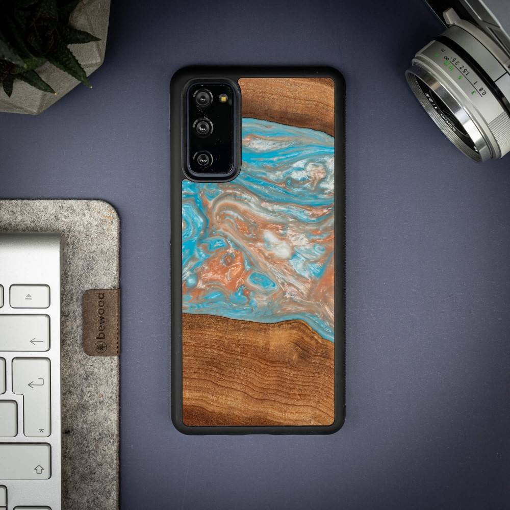 Bewood Resin Case - Samsung Galaxy S20 FE - Planets - Saturn