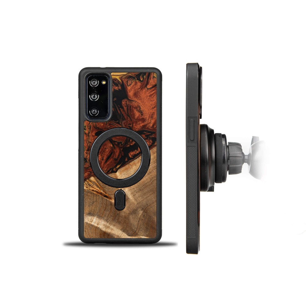Etui Bewood Unique na Samsung Galaxy S20 FE - 4 Żywioły - Ogień