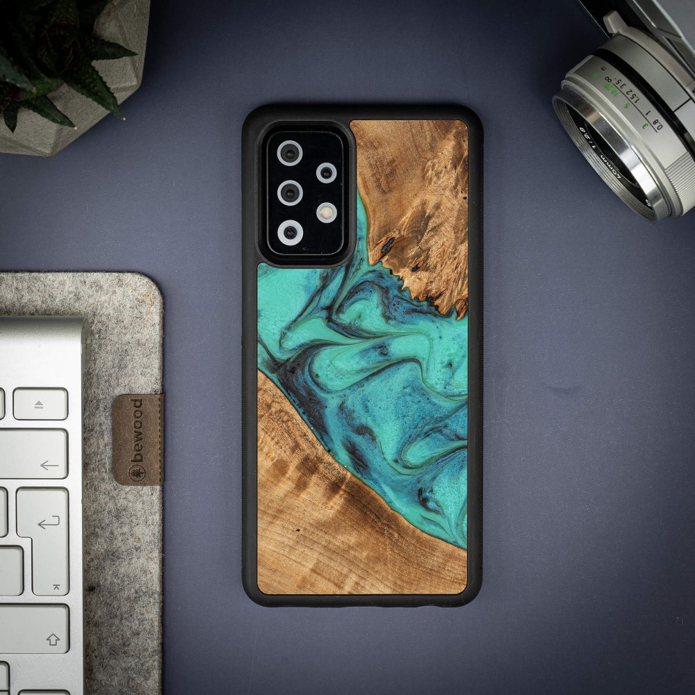 Bewood Resin Case - Samsung Galaxy A72 5G - Turquoise