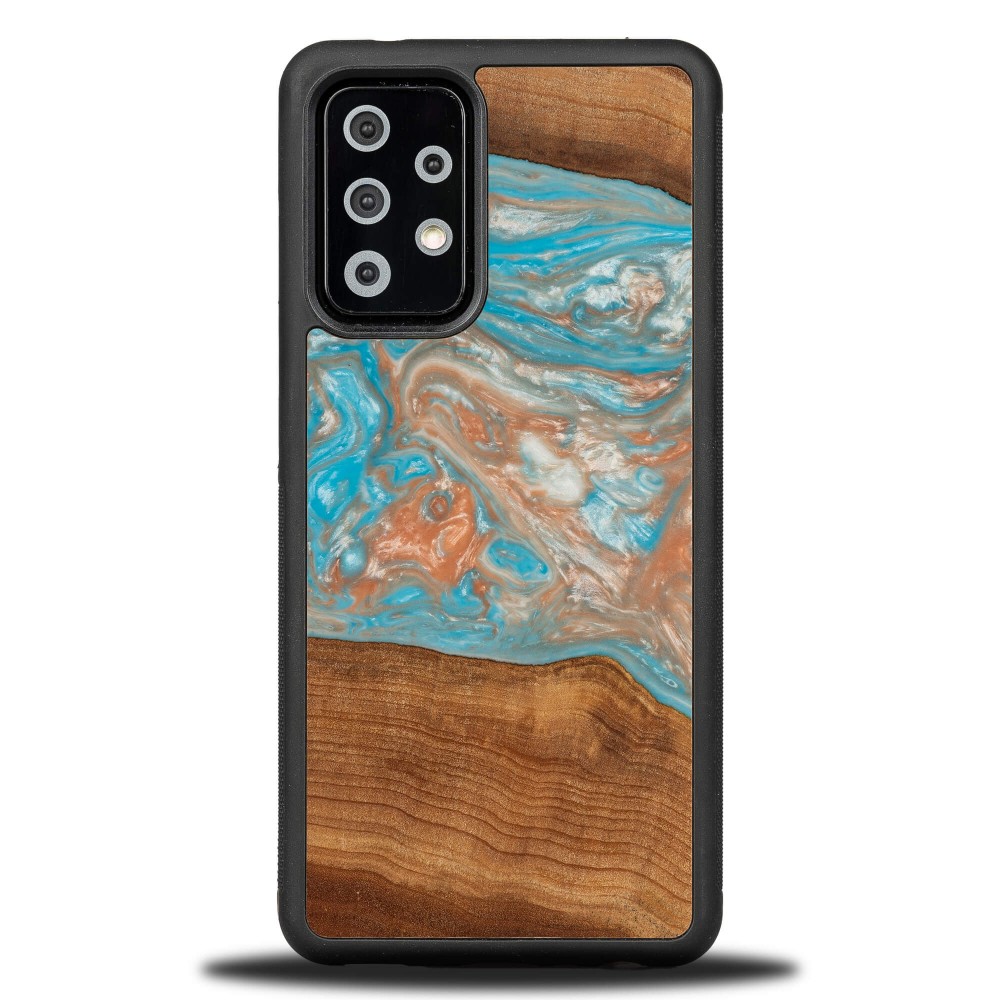 Etui Bewood Unique na Samsung Galaxy A72 5G - Planets - Saturn