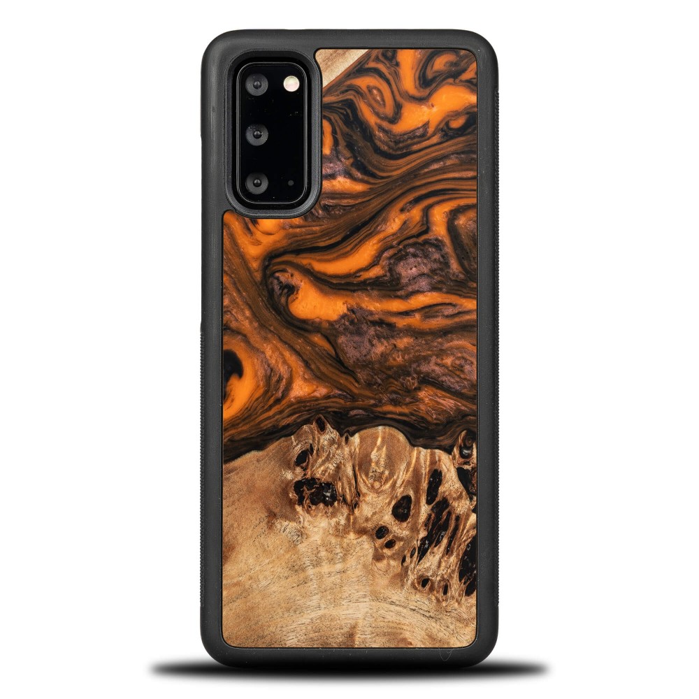 Bewood Resin Case - Samsung Galaxy S20 - Orange
