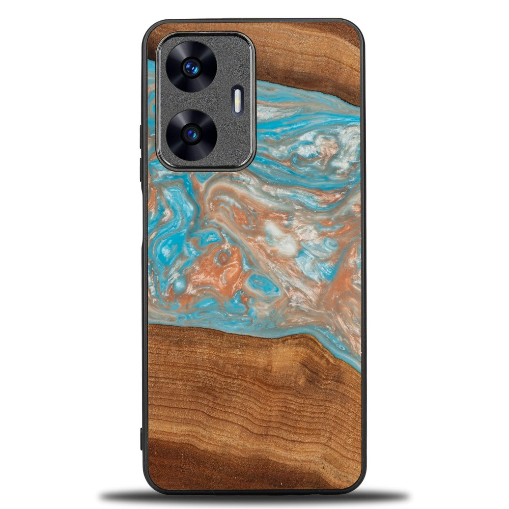 Bewood Resin Case - Realme C55 - Planets - Saturn
