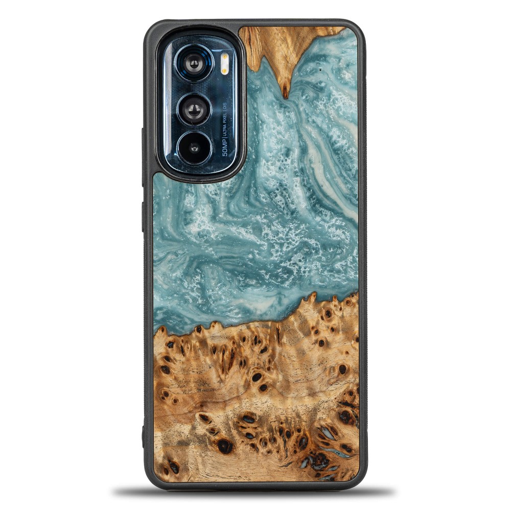 Bewood Resin Case - Motorola Edge 30 - Planets - Uranus