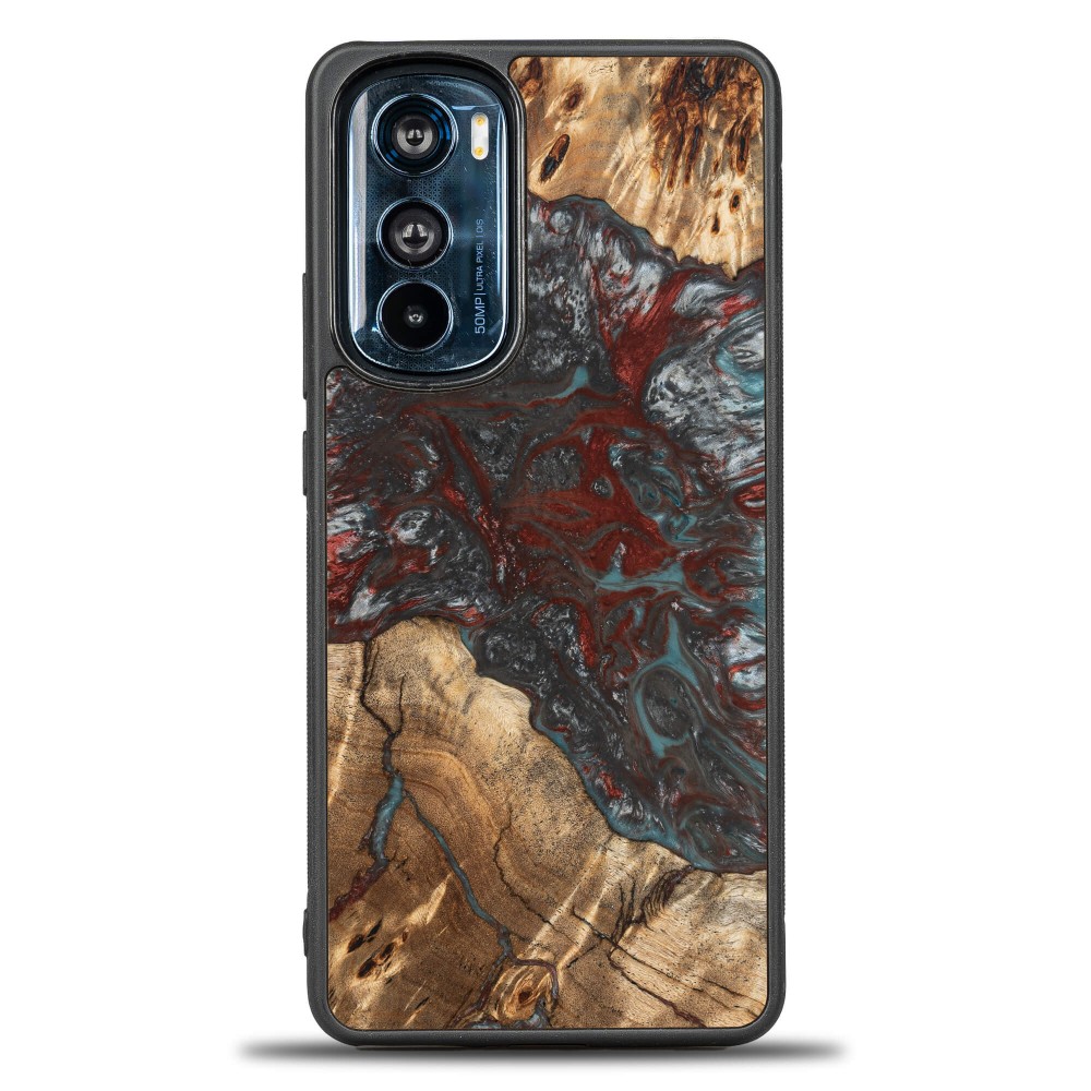 Bewood Resin Case - Motorola Edge 30 - Planets - Pluto