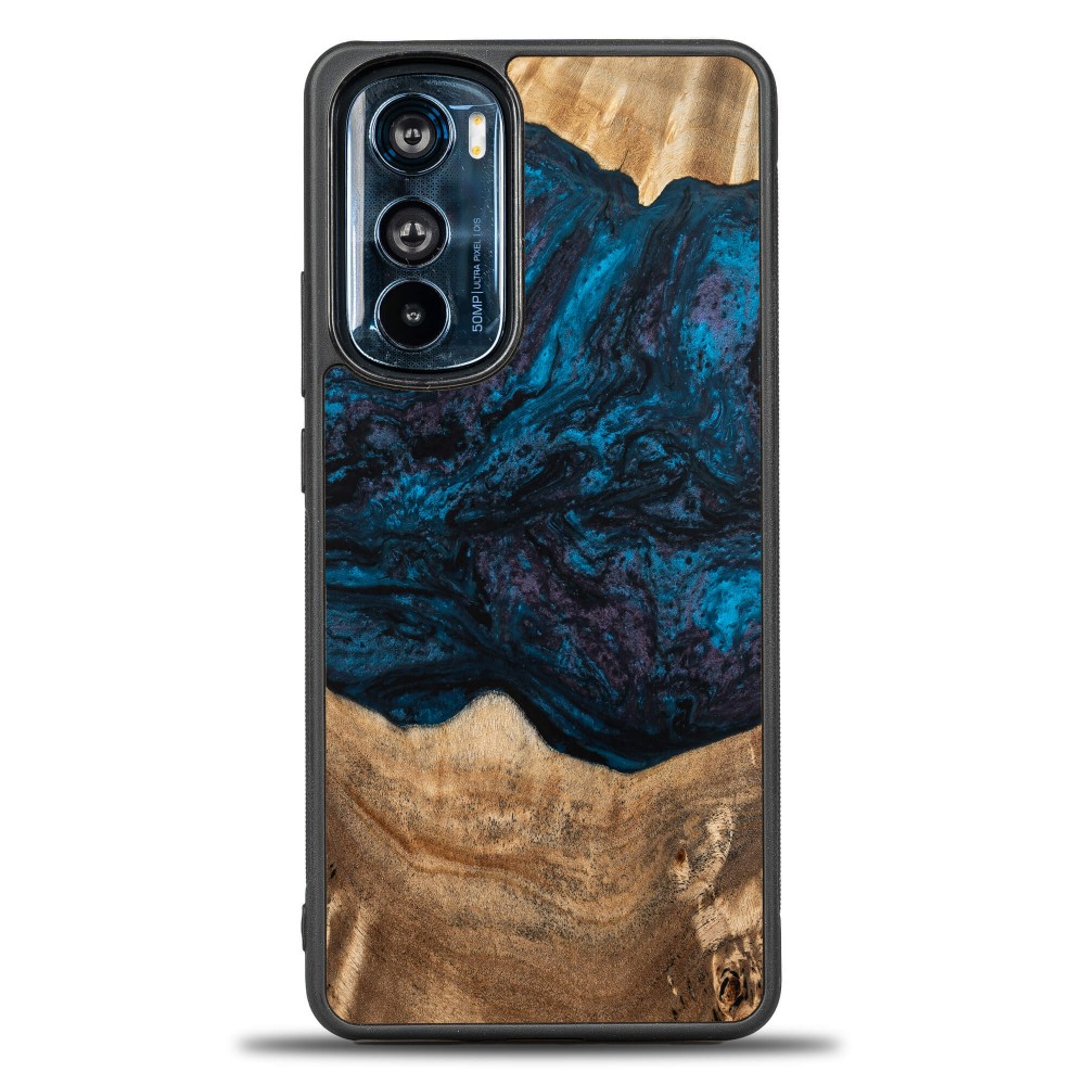 Bewood Resin Case - Motorola Edge 30 - Planets - Neptune