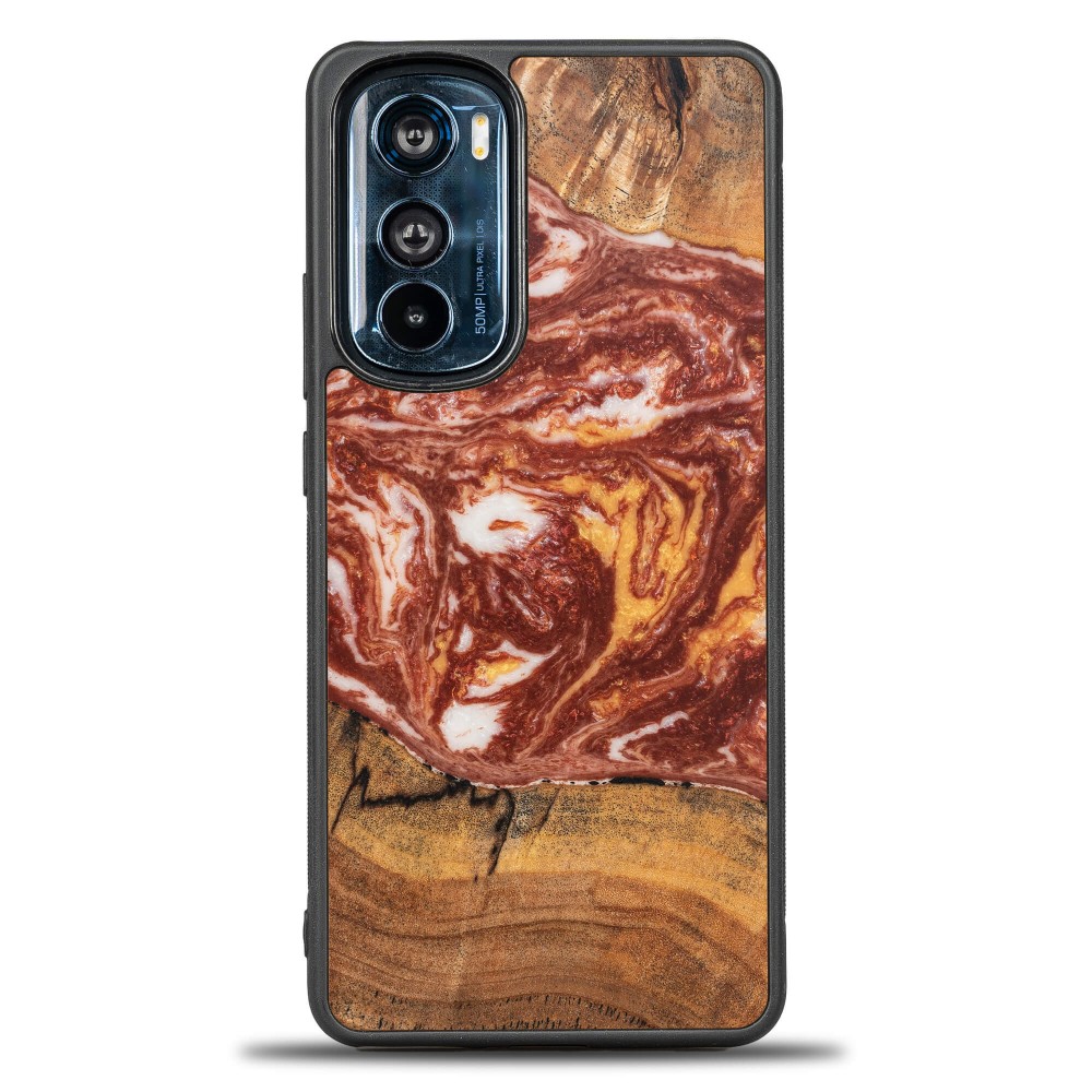 Bewood Resin Case - Motorola Edge 30 - Planets - Mars