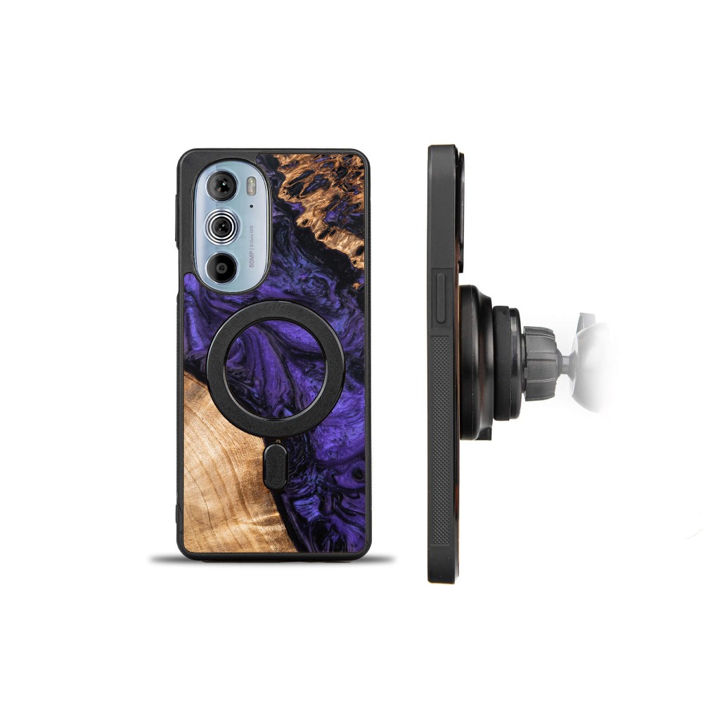 Bewood Resin Case - Motorola Edge 30 Pro - Violet