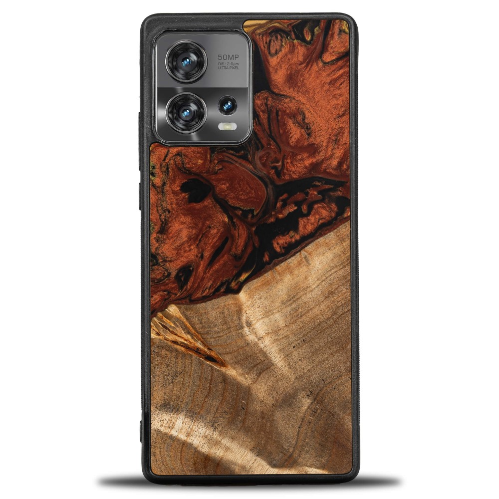 Bewood Resin Case - Motorola Edge 30 Fusion - 4 Elements - Fire