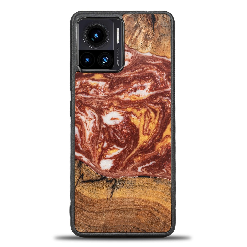 Bewood Resin Case - Motorola Edge 30 Ultra - Planets - Mars