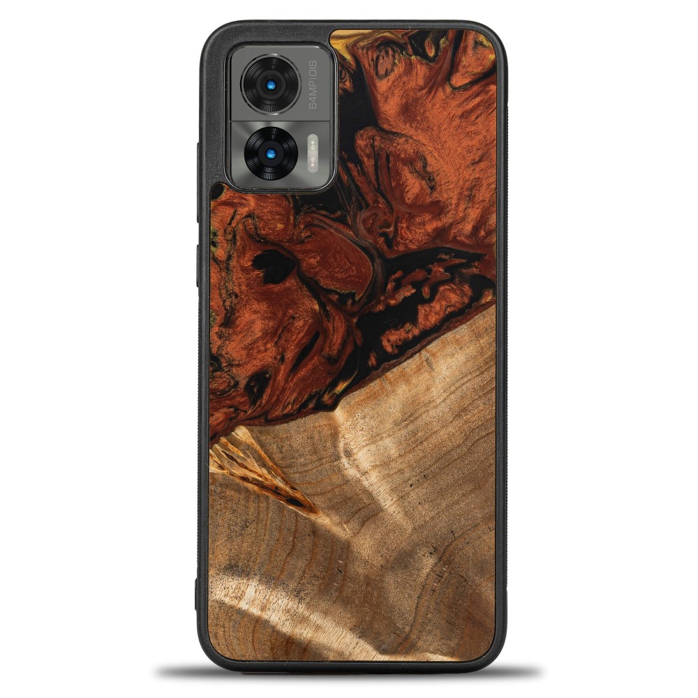 Etui Bewood Unique - Motorola Edge 30 Neo - 4 Żywioły - Ogień