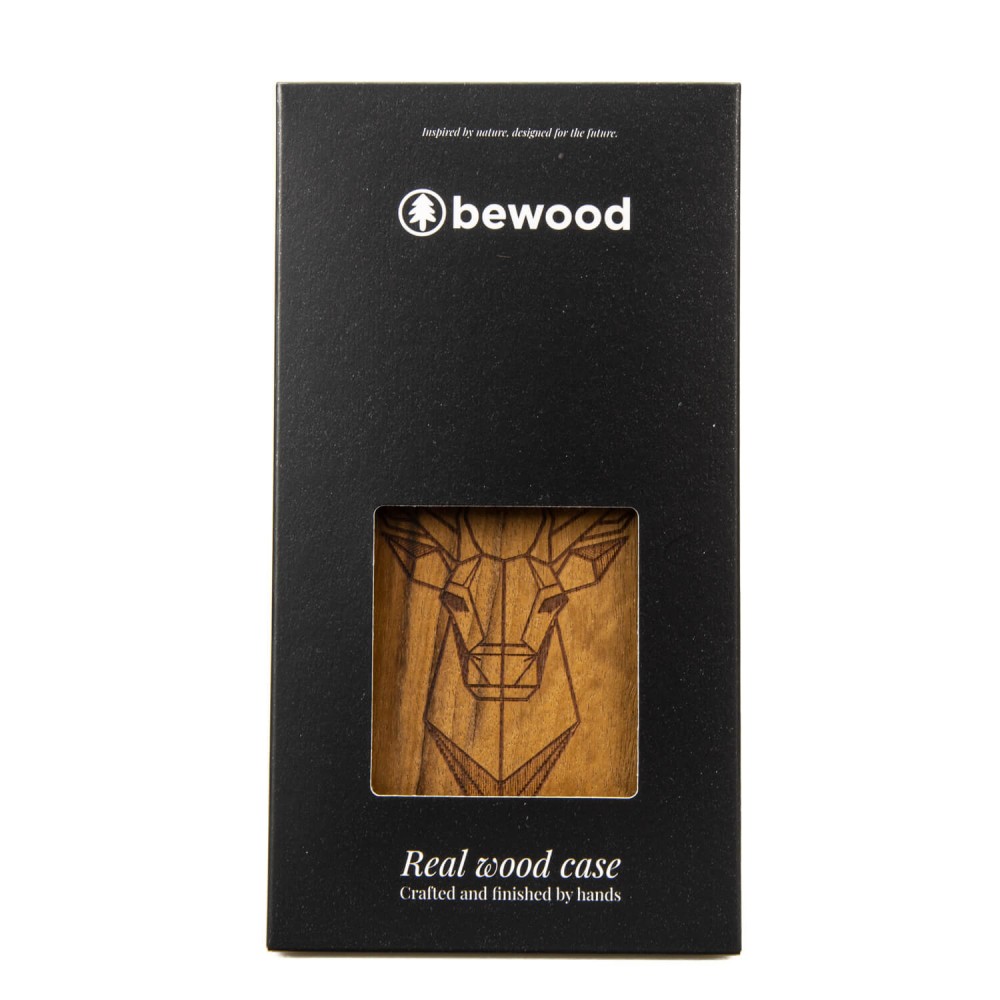 Drewniane Etui Bewood Motorola G53 5G JELEŃ IMBUIA