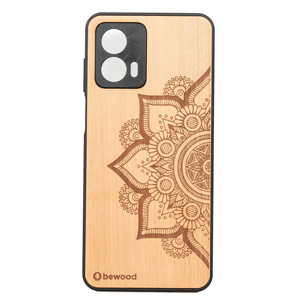 Drewniane Etui Bewood Motorola G73 5G MANDALA JABŁOŃ