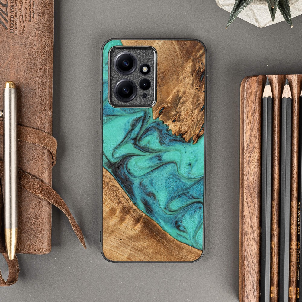 Bewood Resin Case - Redmi Note 12 4G - Turquoise