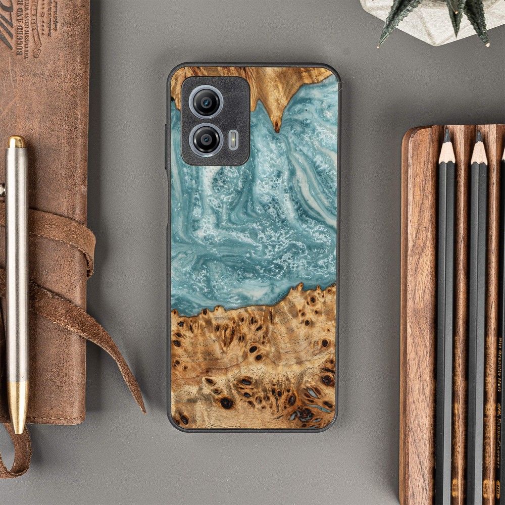 Bewood Resin Case - Motorola G53 5G - Planets - Uranus