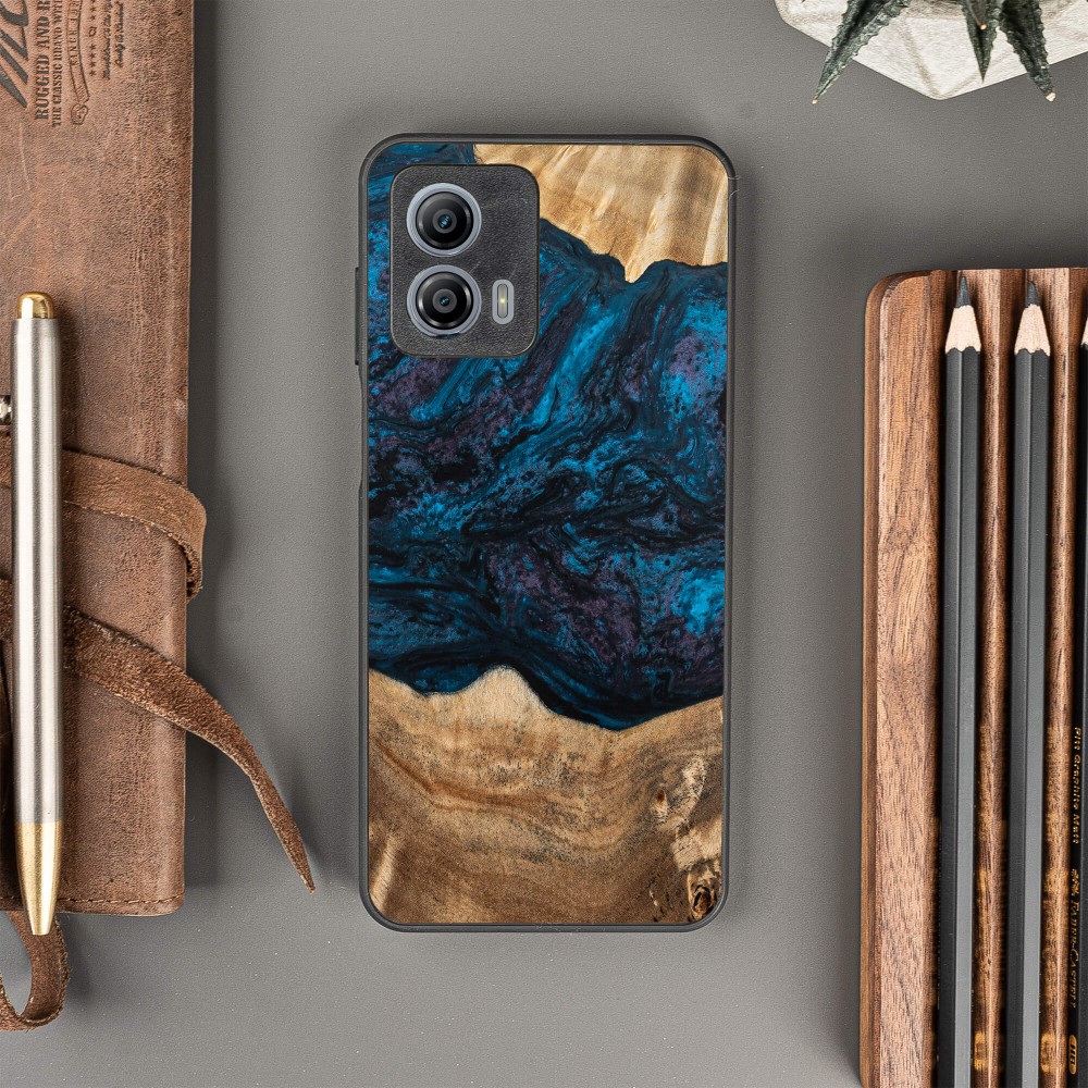 Bewood Resin Case - Motorola G53 5G - Planets - Neptune