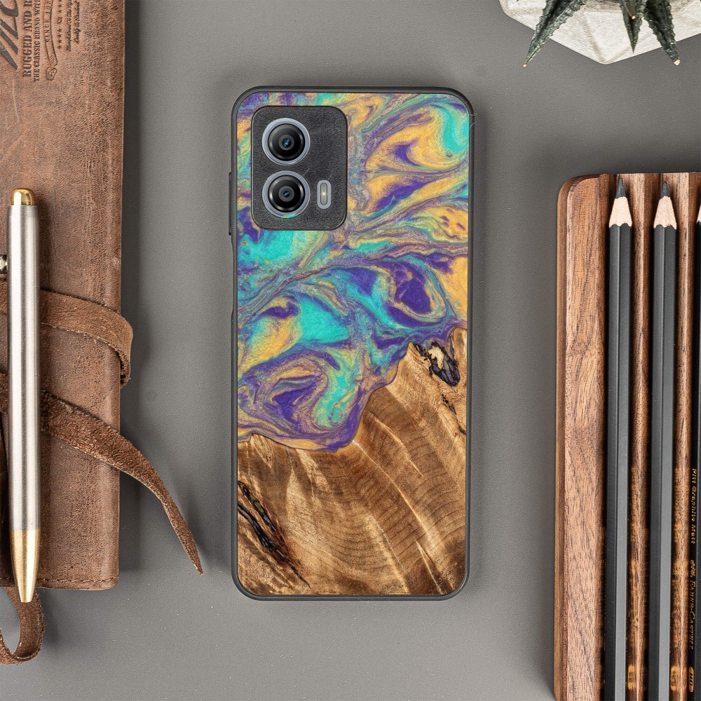 Bewood Resin Case - Motorola G53 5G - Planets - Mercury