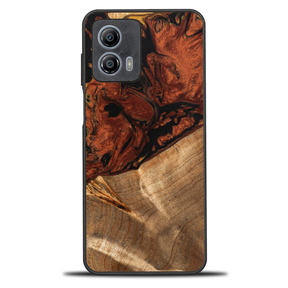 Bewood Resin Case - Motorola G73 5G - 4 Elements - Fire