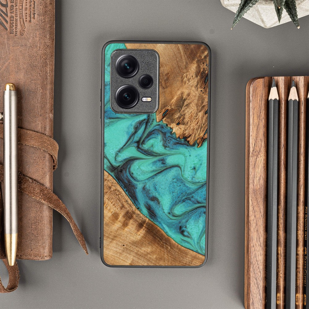 Bewood Resin Case - Redmi Note 12 5G - Turquoise