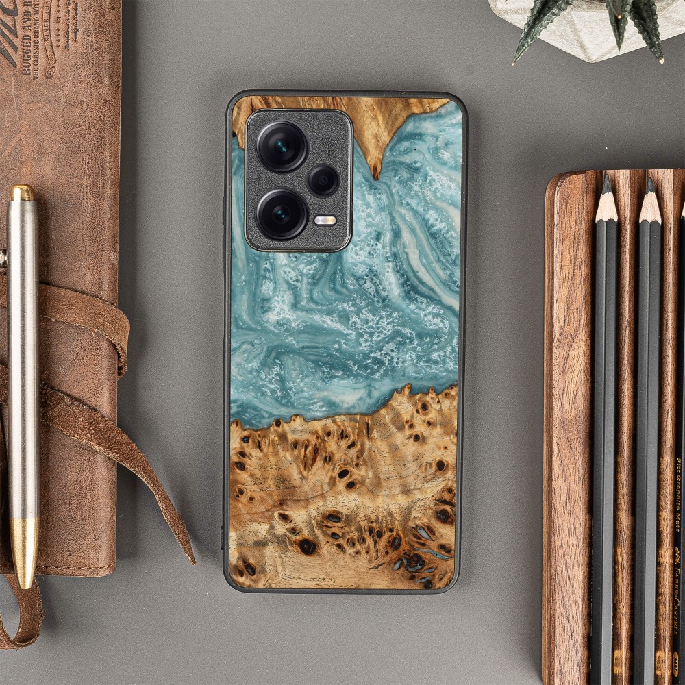 Bewood Resin Case - Redmi Note 12 5G - Planets - Uranus