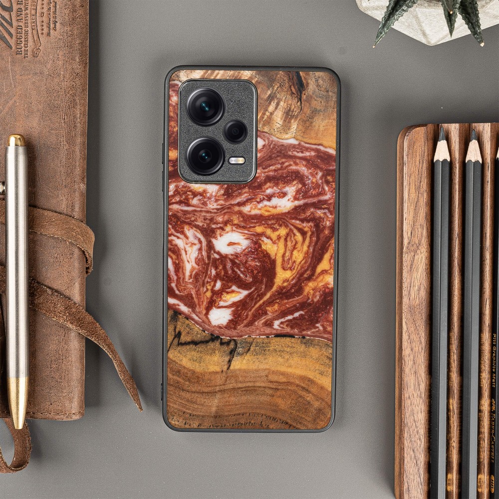 Bewood Resin Case - Redmi Note 12 5G - Planets - Mars