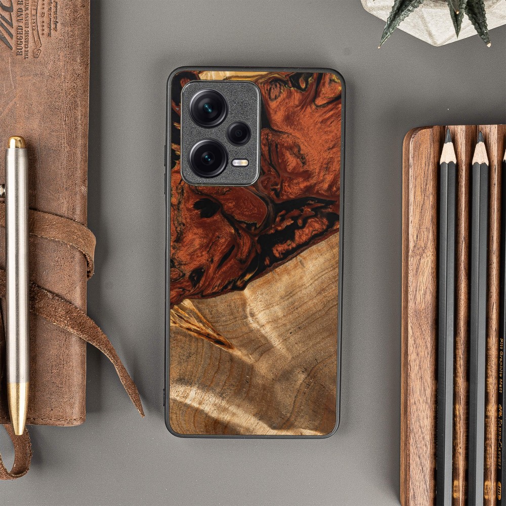 Bewood Resin Case - Redmi Note 12 Pro 5G - 4 Elements - Fire