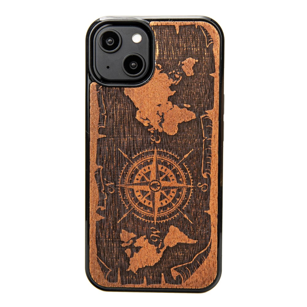 Apple iPhone 15 Compass Merbau Bewood Wood Case