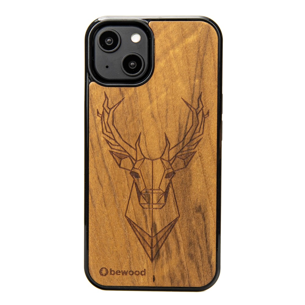 Apple iPhone 15 Deer Imbuia Bewood Wood Case