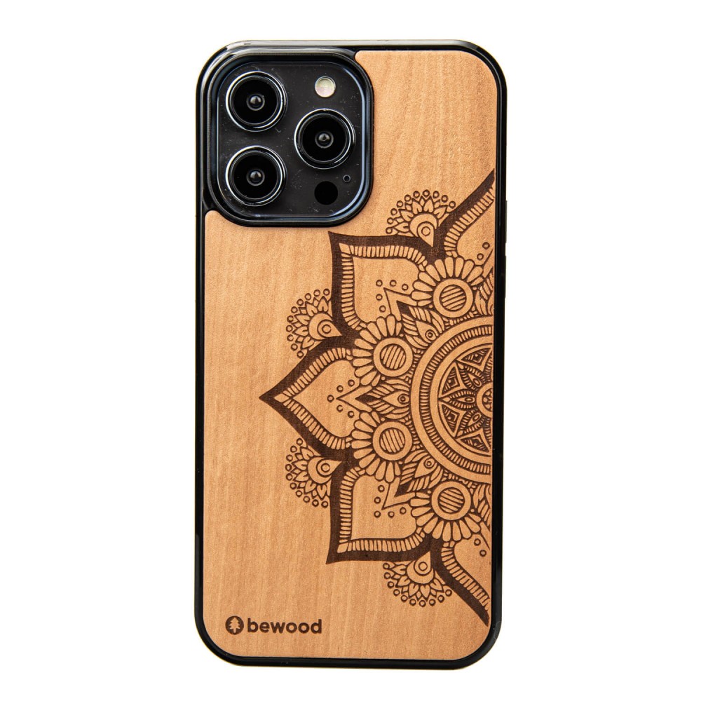 Apple iPhone 15 Pro Max Mandala Apple Tree Bewood Wood Case