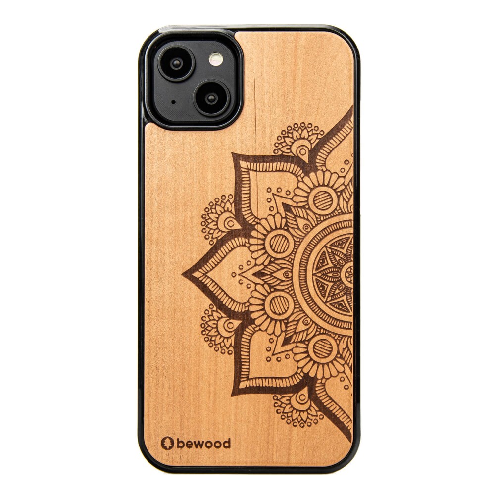 Apple iPhone 15 Plus Mandala Apple Tree Bewood Wood Case
