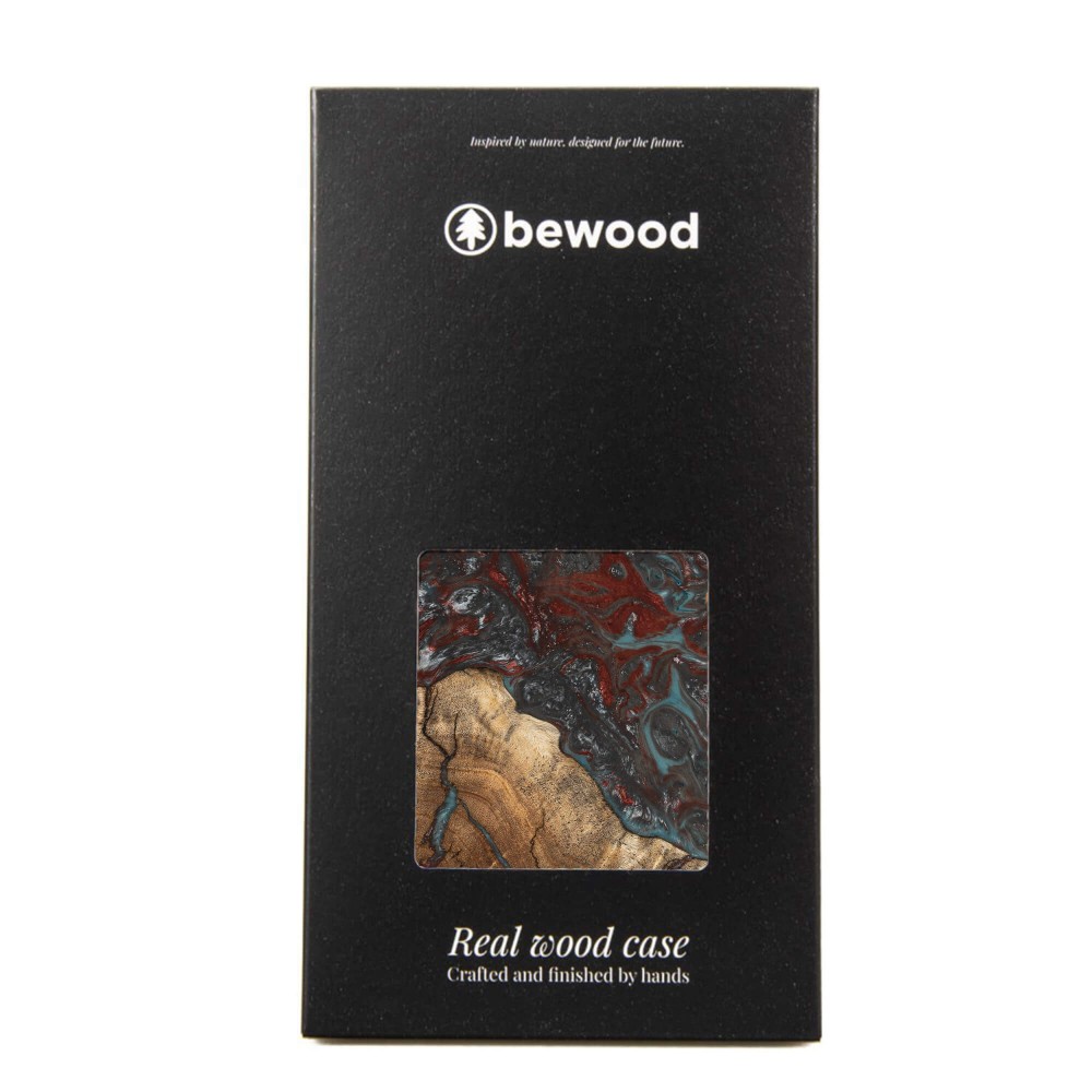 Bewood Resin Case - iPhone 15 - Planets - Pluto - MagSafe