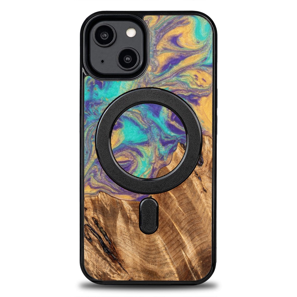 Bewood Resin Case - iPhone 15 - Planets - Mercury - MagSafe