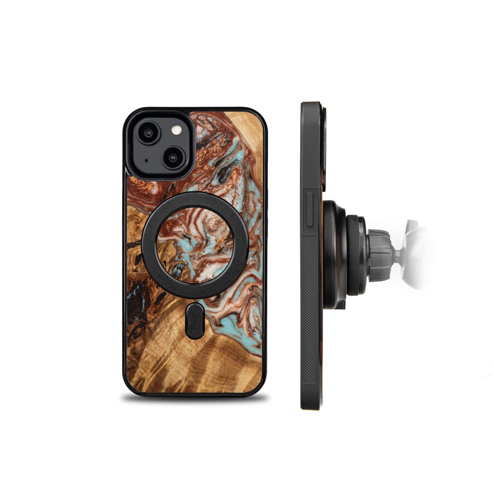 Bewood Resin Case - iPhone 15 - Planets - Jupiter - MagSafe