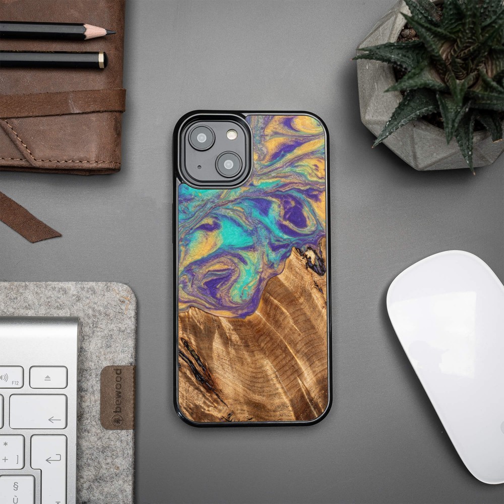 Bewood Resin Case - iPhone 15 - Planets - Mercury