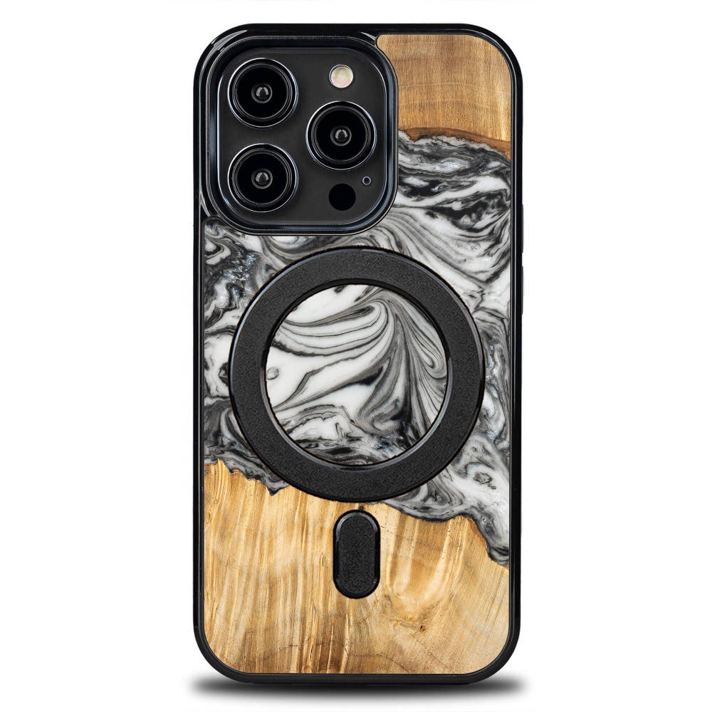 Bewood Resin Case - iPhone 15 Pro - 4 Elements - Earth - MagSafe