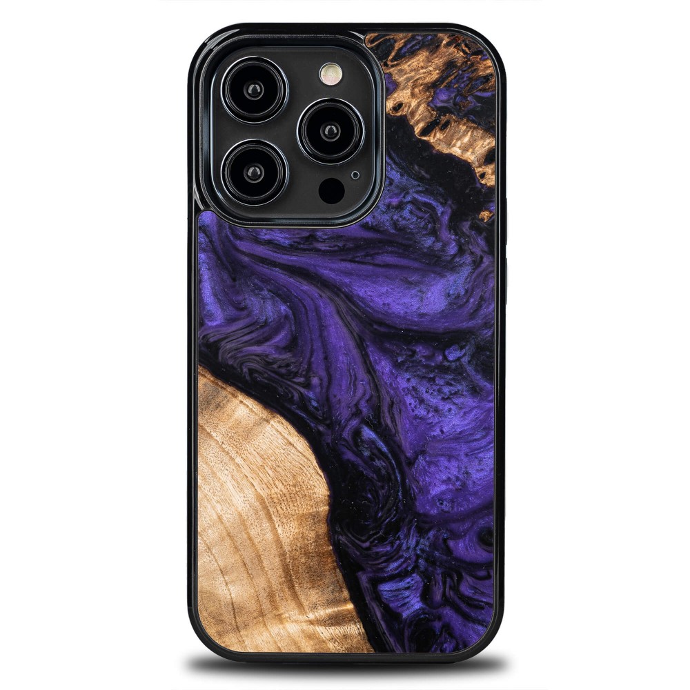 Etui Bewood Unique do iPhone 15 Pro - Violet