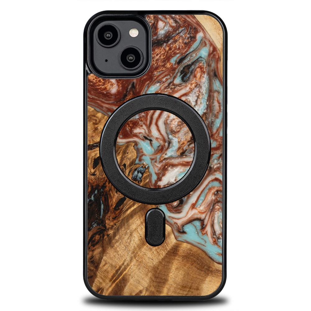 Bewood Resin Case - iPhone 15 Plus - Planets - Jupiter - MagSafe