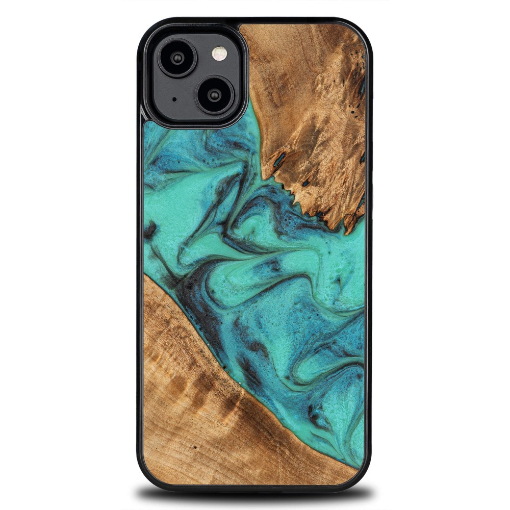 Bewood Resin Case - iPhone 15 Plus - Turquoise