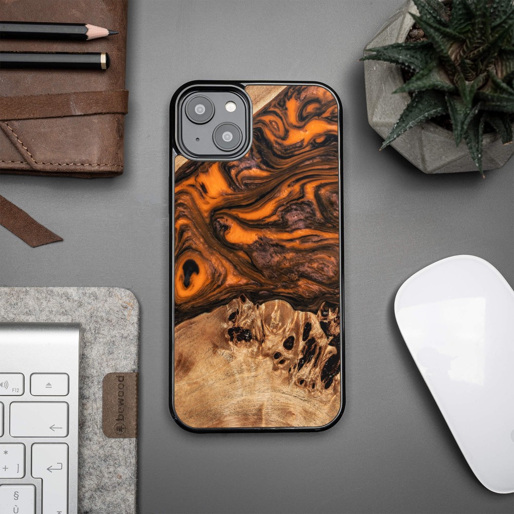 Bewood Resin Case - iPhone 15 Plus - Orange