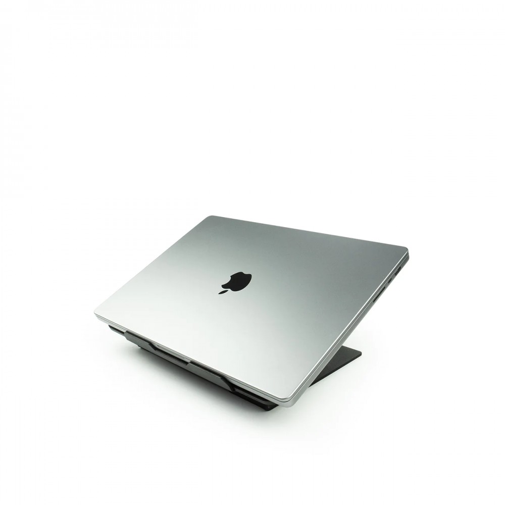 Laptop stand - Bewood Laptop Riser - Black - Walnut