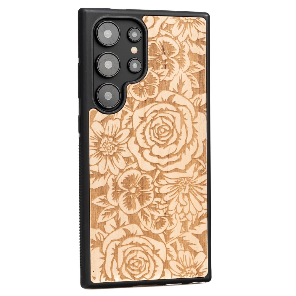 Drewniane Etui Bewood na Samsung Galaxy S24 Ultra RÓŻE ANIEGRE