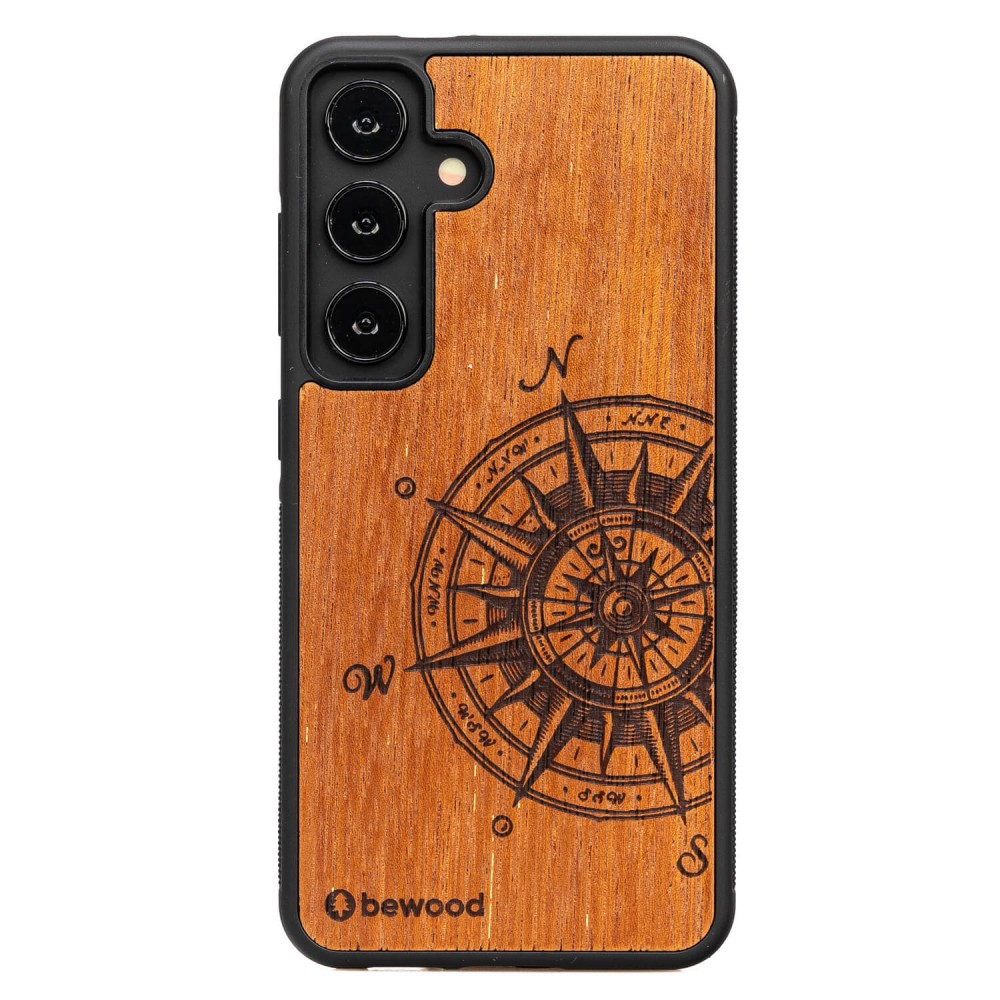 Drewniane Etui Bewood na Samsung Galaxy S24 TRAVELER MERBAU