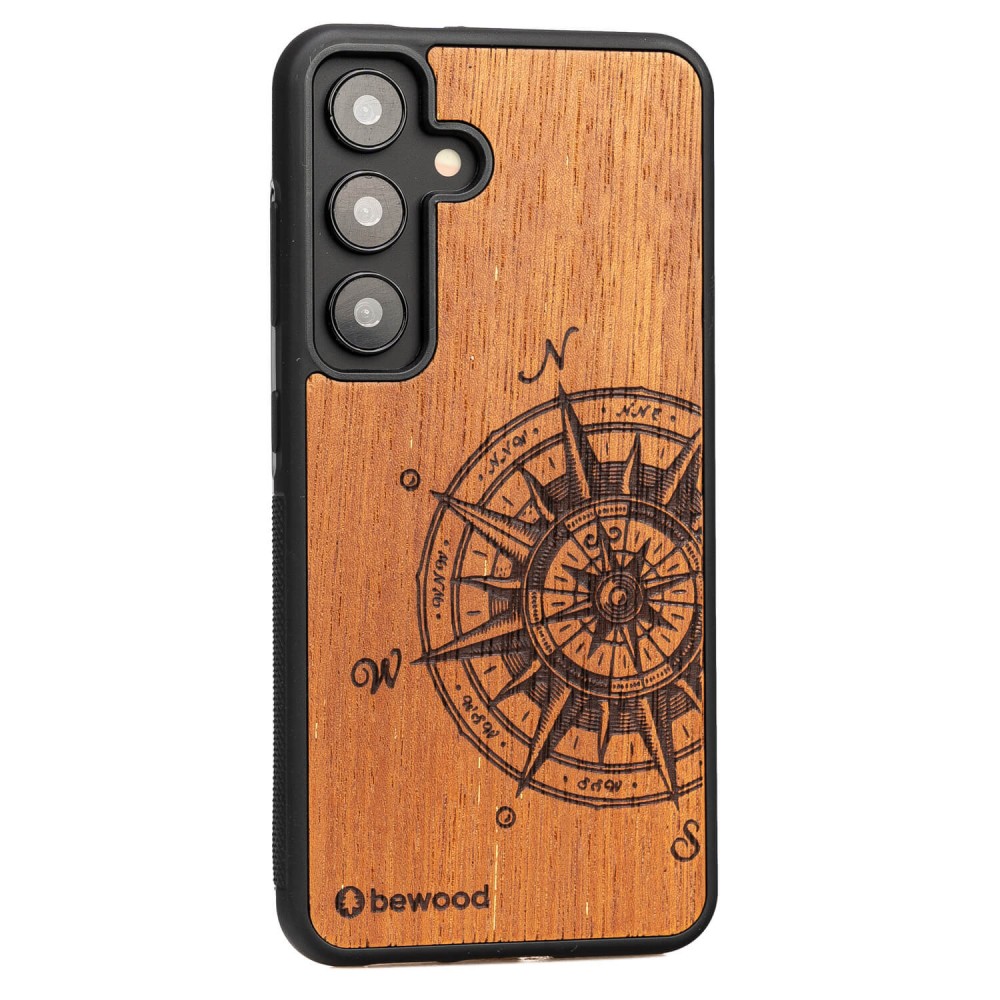 Drewniane Etui Bewood na Samsung Galaxy S24 TRAVELER MERBAU