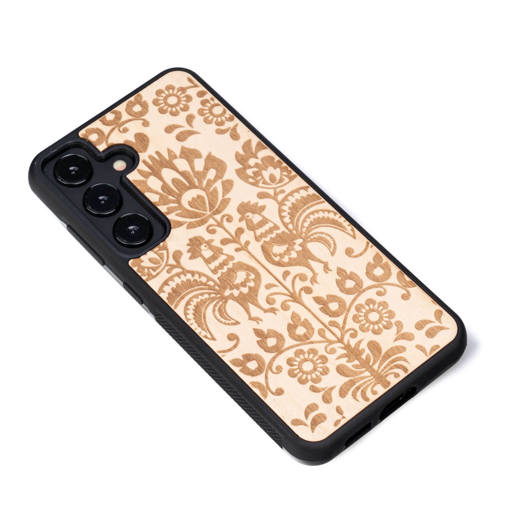 Drewniane Etui Bewood na Samsung Galaxy S24 POLSKI FOLK ANIEGRE (3)